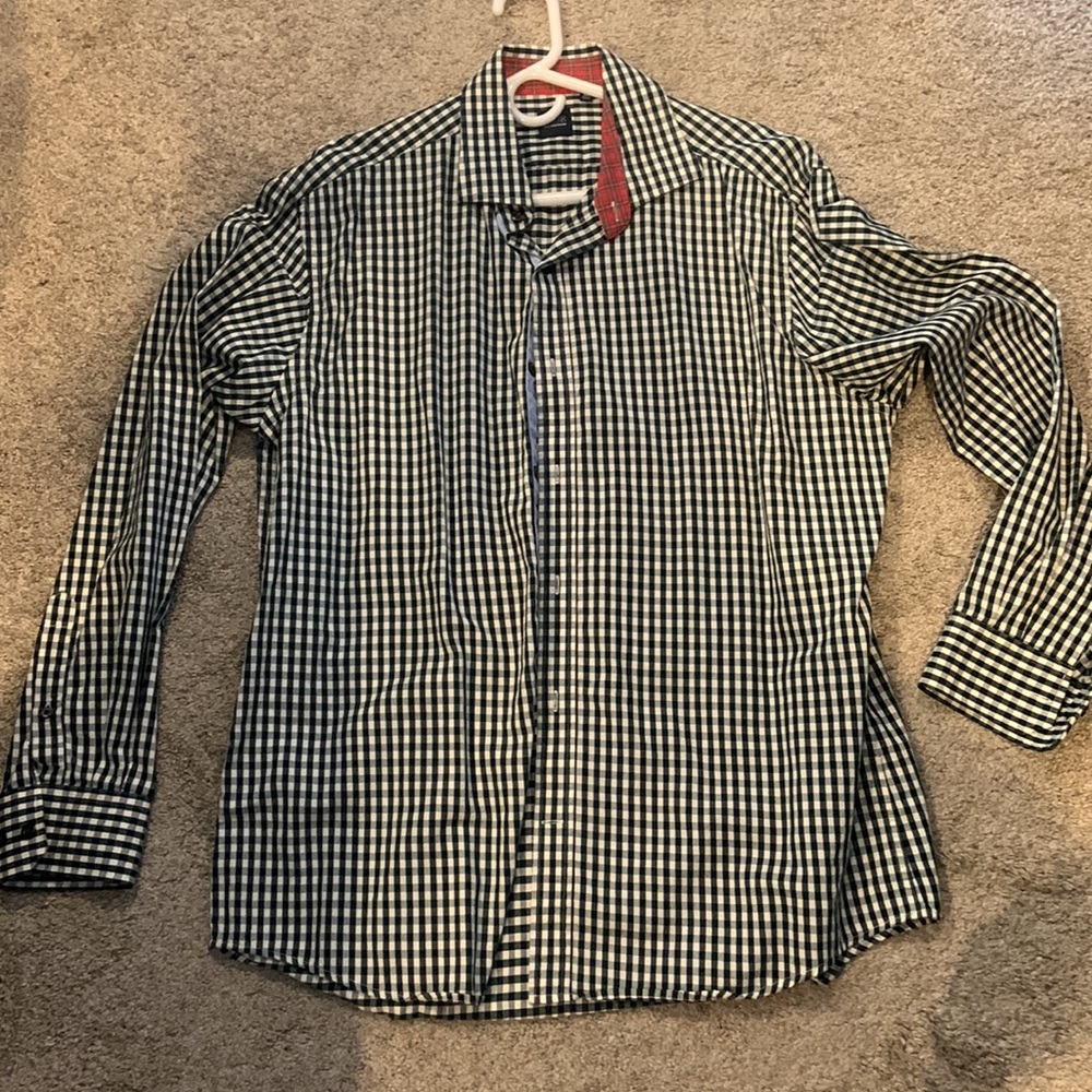 Size XL Blue Saks Fifth Avenue button down shirt